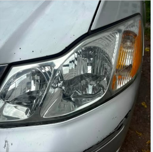 Restored clear headlight after service on a second vehicle